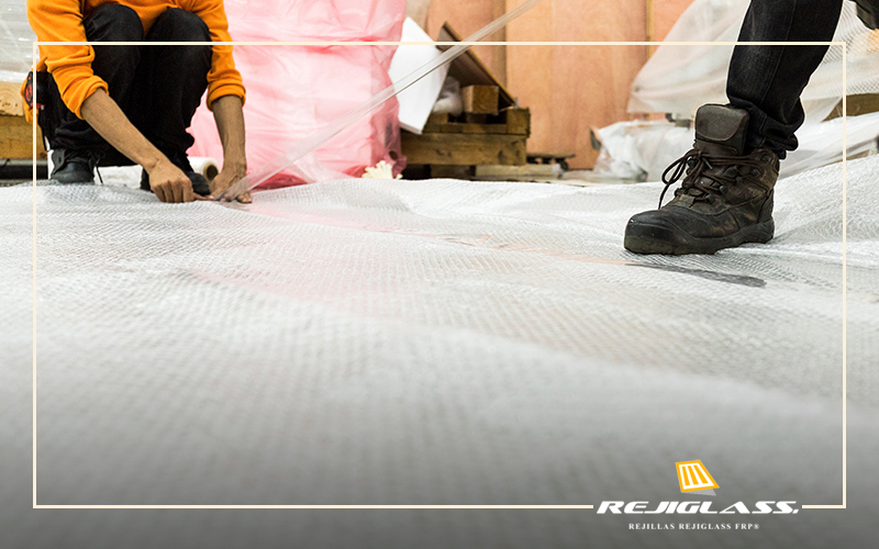 Usos de la fibra de vidrio en construcción. Usos de la fibra de vidrio en construcción.