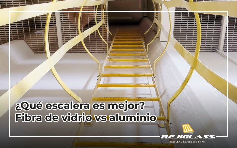 Conoce qué escalera es mejor fibra de vidrio o aluminio.